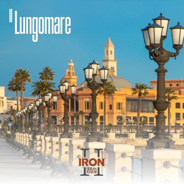 Il lungomare di Bari è uno dei luoghi più caratteristici della città, considerato tra i più belli d’Italia e tra i più lunghi d’Europa.

Il lungomare fu realizzato intorno alla prima metà del ‘900 ed è composto da una schiera di 197 lampioni di ghisa nera.

Oggi è percorso da migliaia di turisti e cittadini baresi per i più svariati motivi: lavoro, sport o semplicemente per godersi un momento romantico, magari al tramonto.

Vieni a trovarci!
📌 Via Ettore Carafa, 20 - Bari 70124
📞 Tel. +39 080 556 36 33
✉️ residence@modernobari.com
🌐 www.residencemoderno.com

#LungomareBari #BariInnamorati #TurismoBari #BariDaScoprire #TramontoBari #GitaAlLungomare #SportEBari #BariStorica #LampioniDiGhisa #BariBella #residencehotelmoderno